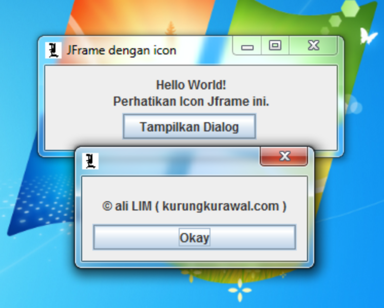 JFrame Custom Icon